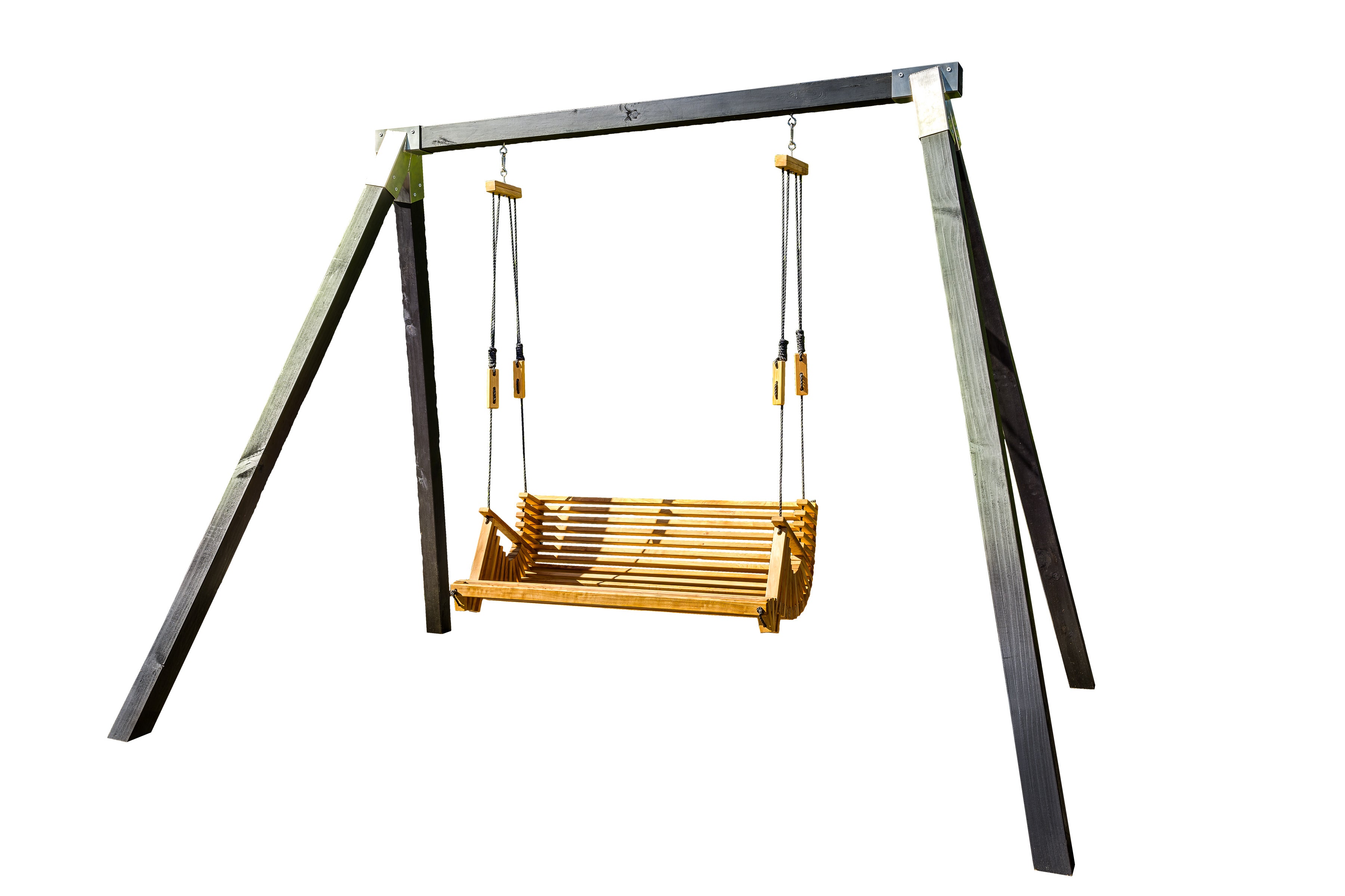 Swing Seat and Frame Combo - Black